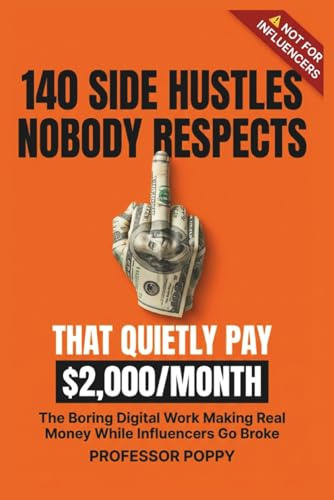 140 SIDE HUSTLES NOBODY RESPECTS (THAT QUIETLY PAY $2,000/MONTH): The Boring Digital Work Making Real Money While Influencers Go Broke