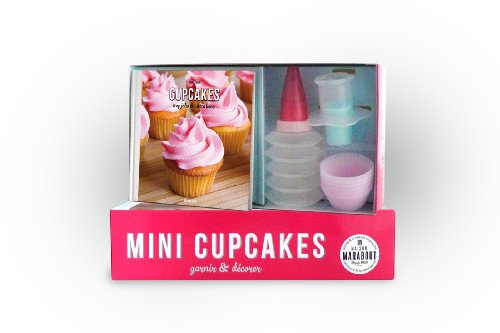 Mini cupcakes: Avec 6 moules à cupcakes en silicone, 1 extracteur à petits gâteaux, 1 poire à décorer