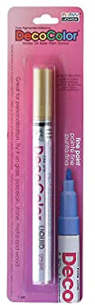 Uchida 200-C-GLD Marvy Deco Color Fine Point Paint Marker, Gold