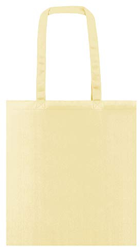 Sacs à provisions en toile de coton 38 x 42 cm avec poignée longue | Boîte de 50 pièces