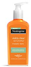 Neutrogena Visibly Clear Limpiador Facial Spot Proofing (1 x 200 ml), gel limpiador facial para piel propensa al acné, jabón facial que elimina las imperfecciones de la piel