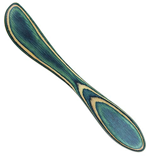 Totally Bamboo Baltique Mykonos Collection Cheese Spreader Knife in Colored Birch Wood