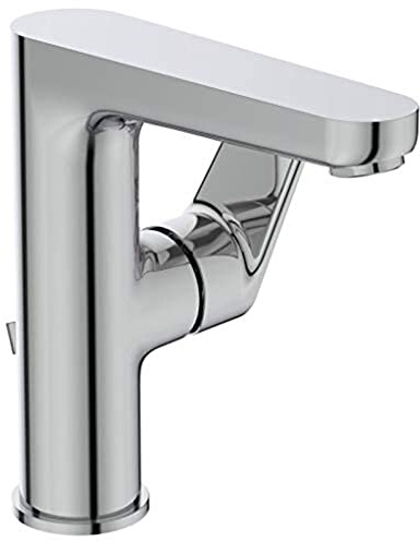 Ideal Standard BC703AA Cerafine O Waschtischarmatur BlueStart mit Zugknopf-Ablaufgarnitur