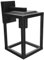 EDO Applique Murale Extérieure GAIA S Noire IP44 - Luminaire d'Extérieur Étanche en Aluminium avec Douille 1xE27 - Lampe Murale pour Jardin, Terrasse, Façade, Balcon, Garage