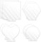 8 Pieces Clear Acrylic Panels for LED Light Base, Acrylic Blanks Cast Plexiglass Board for Painting Creation Project, Plastic Glass Panel for Bar Atmosphere, Signs, Display Lamp DIY Craft