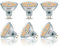 WSMCN MR16 GU5.3 LED Light Bulbs Warm White 2700K, 6.5W Equivalent to 50W Halogen, Bi-Pin Base 12V 615LM, Non Dimmable, 120° Beam Angle, Spotlight, Pack of 6