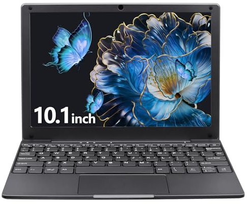 UDKED Small Mini Laptop, 10.1 inch (0.79 kg), Ultra Thin and Lightweight Notebook Laptops, Celeron N4020, 8GB DDR4,TF Card,Type-C,Perfect for Kids and Adults Computer (Gray, 8G+960G SSD)