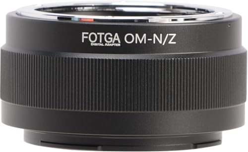 Hersmay OM-Nikn Z - Adattatore per obiettivo Olympus OM Mount per Nikon Z Mount Z8 Zf Zfc Z5 Z6 Z7 II Z6II Z7II Z9 Z50 Z30