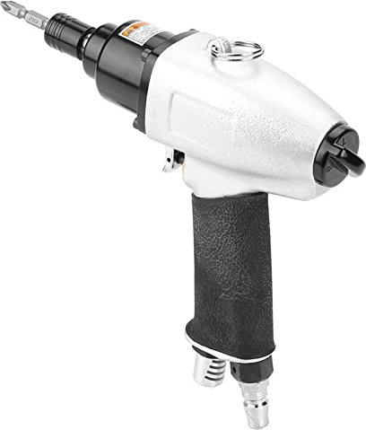 Llave de Impacto Neumática, Llave de Impacto de Aire Llave de Impacto Pistola de Destornillador Neumático de 1/4 de Pulgada Destornillador Neumático Reversible de 8500 Rpm