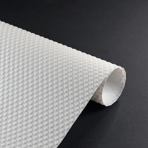 Decomira Tappetino Tagliabile Misura 50x500 cm | Pellicola Lavabile per Armadi o Tappetino Antiscivolo per Cassetti, Frigorifero o Ripiano | Come Base per la Cucina o Come Organizer | Bianco
