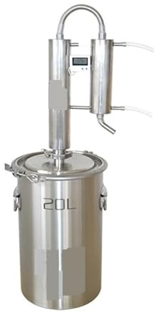 HIJYMNZPQ Kit De Alambique Alcohol 20L, Máquina For Hacer Vodka, Destilería Elaboración Cerveza Casera ElaboracióN De Cerveza AutéNtica