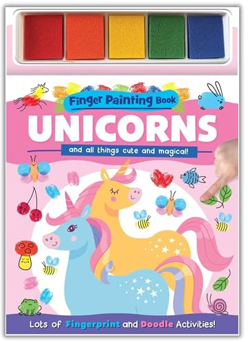 ALLIGATOR - Unicorn Finger Painting, Unicorn Gifts, Unicorn Activities, Finger Painting Gifts, First Painting Set, Unicorn Painting, Unicorn Arts and Crafts
