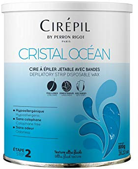 Cirepil Strip Wax Cristal Océan, 1er Pack(1 x 800 g)