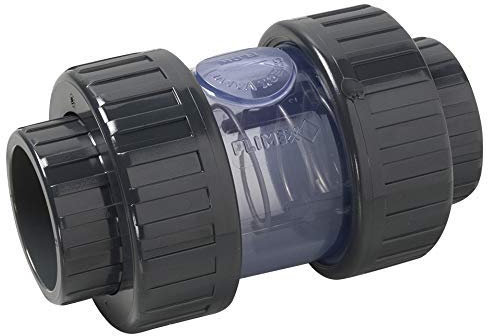 well2wellness Clapet anti retour trasparent Installation de clapet anti-refoulement 40 mm