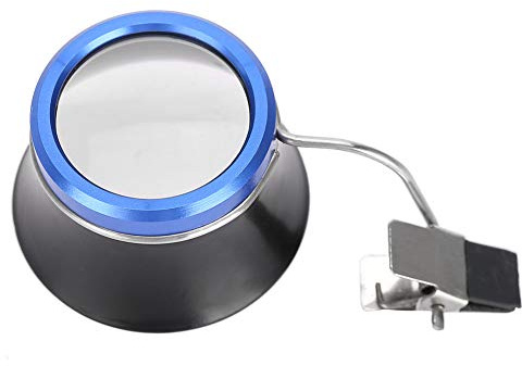 Clip On Glasögonförstoringsglas, ögonluppförstoringsglas Bärbar Handhållen Ficksmycken Lupp Desktop Läsförstoringsglas för Urmakare Reparation Av Smycken(10 gånger)