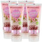 Sunsilk Shampoo Scrub Detox Ricarica Naturale per Cute e Capelli Sensibili con Estratti di Rosa Ingredienti di Origine Naturale Senza Siliconi - 4 Flaconi da 200ml