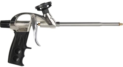 Fome Flex Mega PU skumpistol av metall – professionell byggskumpistol med ergonomiskt handtag – doseringspistol för maximal avkastning