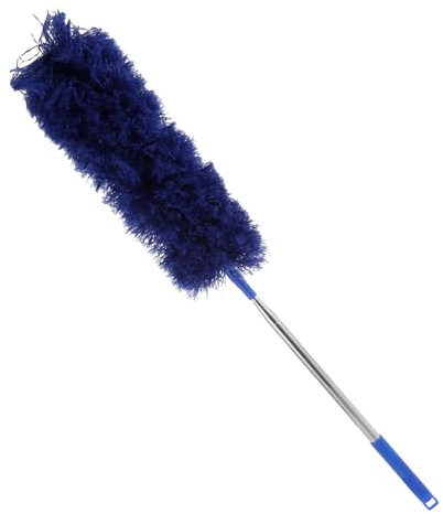 ASelected Feather Duster, Extendable Microfiber Duster with 108 Telescoping Extension Pole, Bendable Dusters Washable Hand Dusters for Cleaning High Ceiling Fans Blinds Cobweb Cars