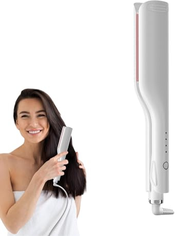 Curling Iron Crimper Waver - Herramienta rizadora de pelo para mujer, equipo de calentamiento rápido con temperatura ajustable para madre, esposa, novia, amigos, salón, playa, cosplay