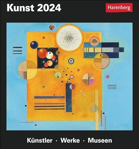 Kunst Tagesabreißkalender 2024. Kunstvoller Tageskalender zum Abreißen. Kultur-Kalender mit hochkarätigen Kunstwerken aus Galerien und Museen aller Welt: Kulturkalender - Künstler, Werke