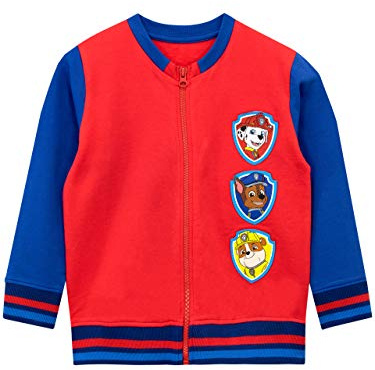 Paw Patrol Chaqueta Niño | Patrulla Canina Sudadera Cremallera para Niños | Chase Marshall Rubble