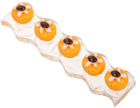 VINTORKY Portapennelli per Nail Art in Acrilico, Supporto Decorativo a Forma di Cream Puff, Salvaspazio per Saloni Professionali e Uso Domestico