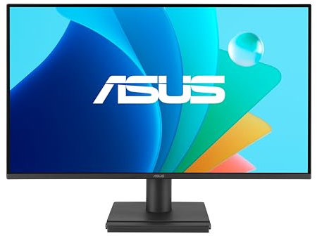 ASUS EyeCare VA249HG Monitor Full HD da 24, senza cornice, senza sfarfallio, filtro luce blu, Adaptive-Sync 120 Hz, MPRT 1 ms, pannello IPS 16:9, 1920 x 1080, Vesa 100 x 100, HDMI, D-Sub