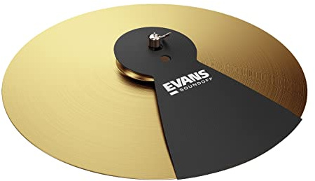 Evans Soundoff trummute-dynor – fantastiska att tysta akustiska kit – passar 16 + 18 tum kraschcymbaler