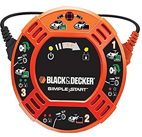 Black Plus Decker BDBBC2C Kit D'aide au Démarrage à Brancher sur L'allume-Cigare