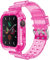 Gehäuse mit Armband Kompatibel für Apple Watch Band 38mm 40mm 41mm 42mm 44mm 45mm Zubehör Weiches Silikon Transparent Klares Armband für iWatch Serie 8 7 6 SE 5 4 3