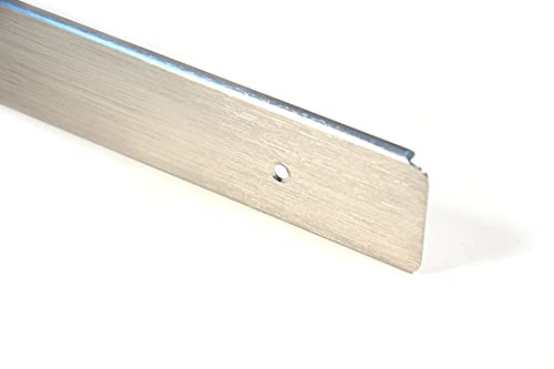 Endeleiste Winkelleisten Seiteleiste Arbeitsplatte küche Nickel satiniert 40mm