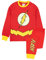 DC Comics Die Flash-Pyjamas-Jungen Kinder glühen im dunklen Kostüm PJS 7-8 Jahre