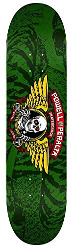 Powell Peralta PP - Tabla de monopatín con alas color verde 20.3 cm