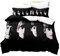 GYORI The Beles Bettwäsche-Set,3D-Rockband, Kinderbettwäsche Jungen,Rock'n' Roll, Bettbezug-Set Mit Kissenbezug 80x80,Bettwäsche,deko Für Zimmer (A,135x200+80x80cm)