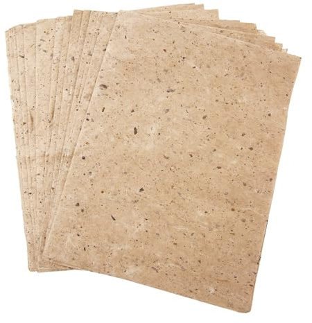 Vagocom 60 Sheets Mulberry Paper, Handmade Art Crafts Paper, 20 x 27 cm