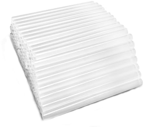 Colle Chaude,100 PCS Bâtons de Colle Chaude Mini Bâtons de Pistolet à Colle Super Adhésifs Bâton de Colle Transparents pour Pistolet à Colle Chaude Bricolage Art Artisanat Réparation Collage 7*100mm