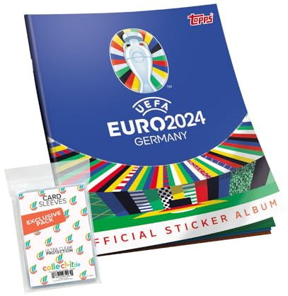 Bundle mit EM 2024 Germany - Sammelsticker + Exklusive collect-it Hüllen (1 Album)
