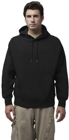 Fox Racing Sweat À Capuche Fox Moto-X Oversized Fleece PO Black L Unisex-Adult, Noir, L
