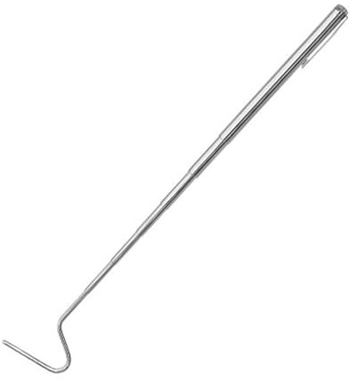 KinetiCore Extendable Snake Capture Hook, Stainless Steel Telescoping Snake Catcher Reptile Capture Hook for Reptile Catching Controlling Moving Small Animals