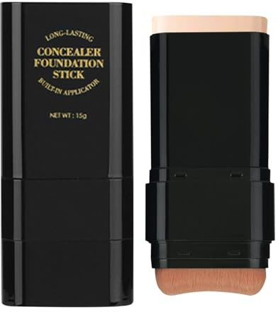 Corrector De Doble Cabezal - Prebase Facial De 15 G, Crema Correctora Facial, Base En Barra De Doble Cabezal | Bases Aplicación, Bases De Maquillaje Hidratante, Uso Para Eventos De Retoques