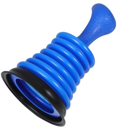 Toddmomy Déboucheur de Canalisations Toilettes Ventouse Bleue Mini Piston Compact en Plastique Outil Polyvalent pour Évier la Cuisine et Salle de Bain Débouchage Rapide et Portable