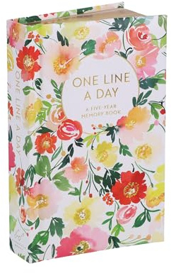 Floral One Line a Day: A Five-Year Memory Book