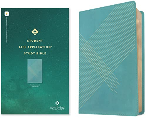 NLT Student Life Application Study Bible, Filament Enabled Edition (Red Letter, Leatherlike, Teal Blue Striped): New Living Translation, Teal Blue ... ... Filament Enabled Edition, Red Letter