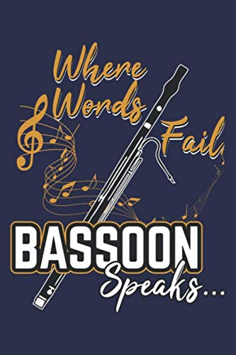 Fagott Notizbuch: Ein cooles Geschenk für alle Fagott Spieler