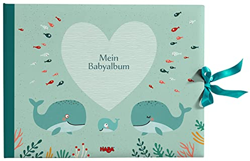 HABA Mein Babyalbum Meereswelt, Fotoalbum für Babys, Geschenk zur Geburt oder Taufe