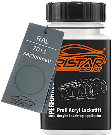 TRISTARcolor RAL 7011 Eisengrau seidenmatt Lackstift 50 ml schnelltrocknend
