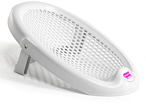 OKBABY Jelly Sdraietta da Bagno Richiudibile Morbida e Confortevole per il Bagnetto del Neonato, 0-8 Mesi (8kg), Bianco