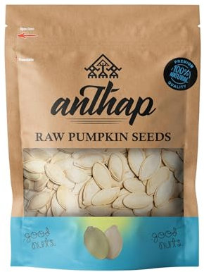 Anthap Raw Unsalted Turkish Pumpkin Seeds, 100% Natural & Unprocessed, Freshly Harvested Turkish Seeds, High in Protein & Fiber, Perfect for Snacking, Packed with Essential Nutrients, 700g