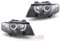Johns, Scheinwerfer Satz H7/H9 links und rechts kompatibel zu Audi A4 Cabrio (8H) 2002-2005