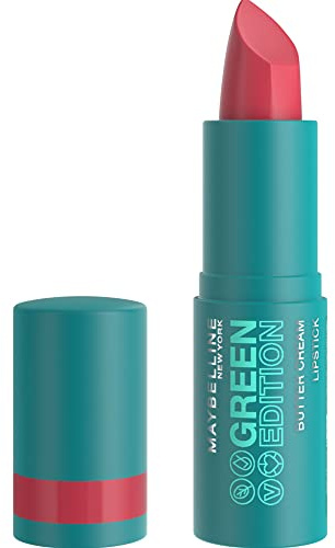 Maybelline New York Green Edition Buttercream Lipstick 008 Floral, 3,4 g